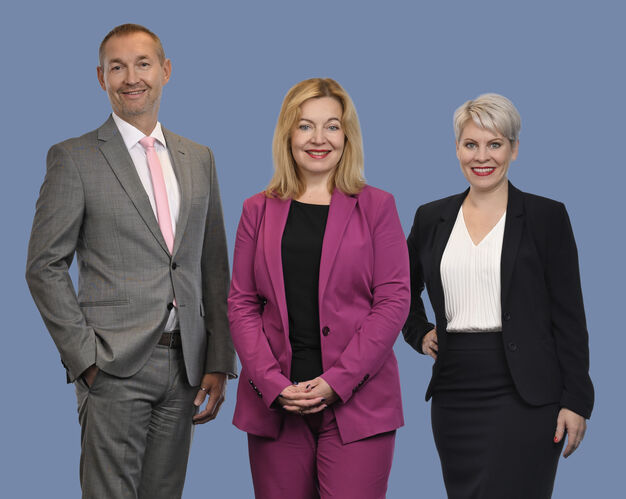 Michael Rosenberg, Anita Bauer und Susanne Winkler (v.l.n.r.) , FSW Geschäftsführung (Bild: FSW)